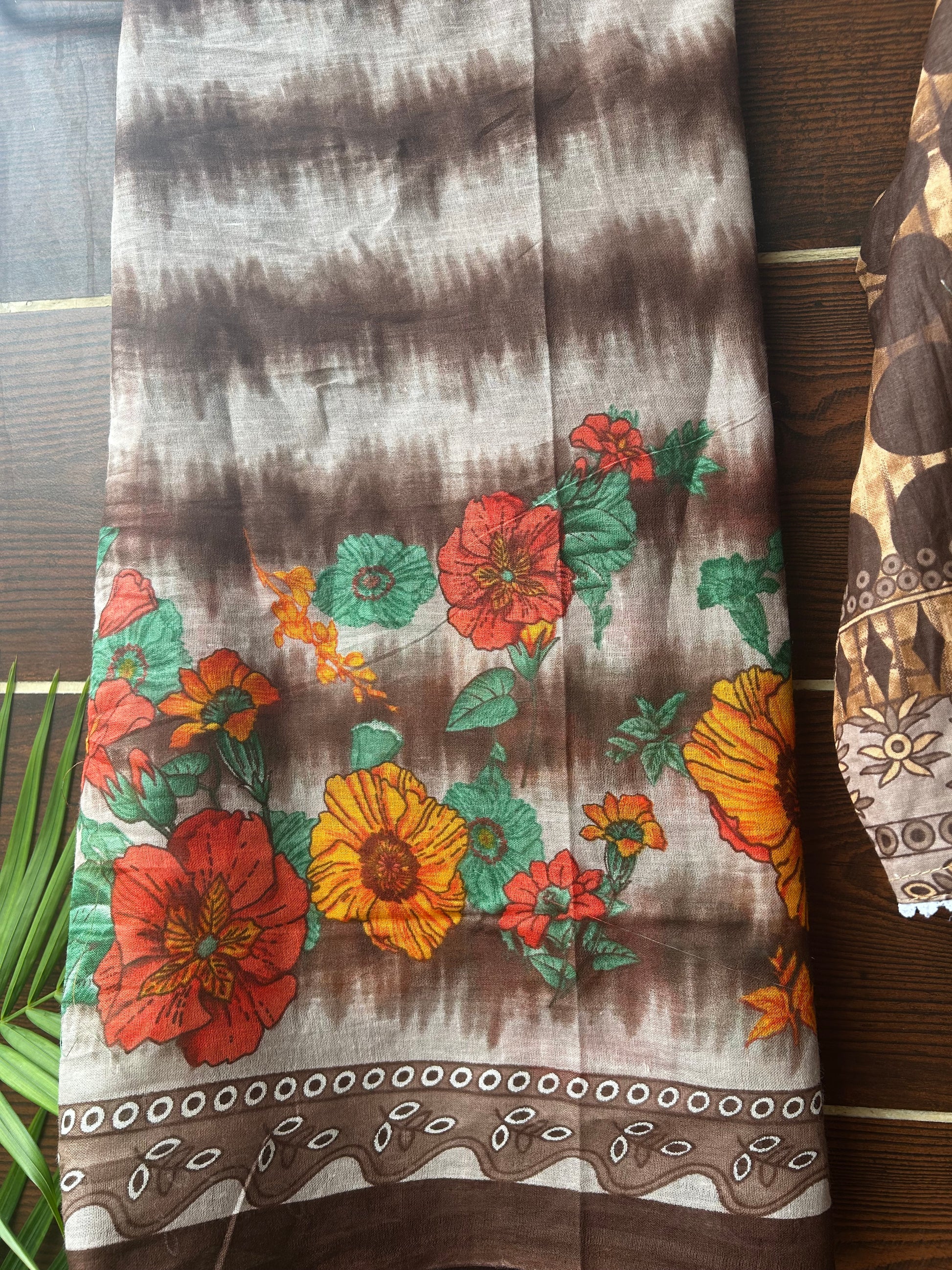 Three piece cotton kurta set