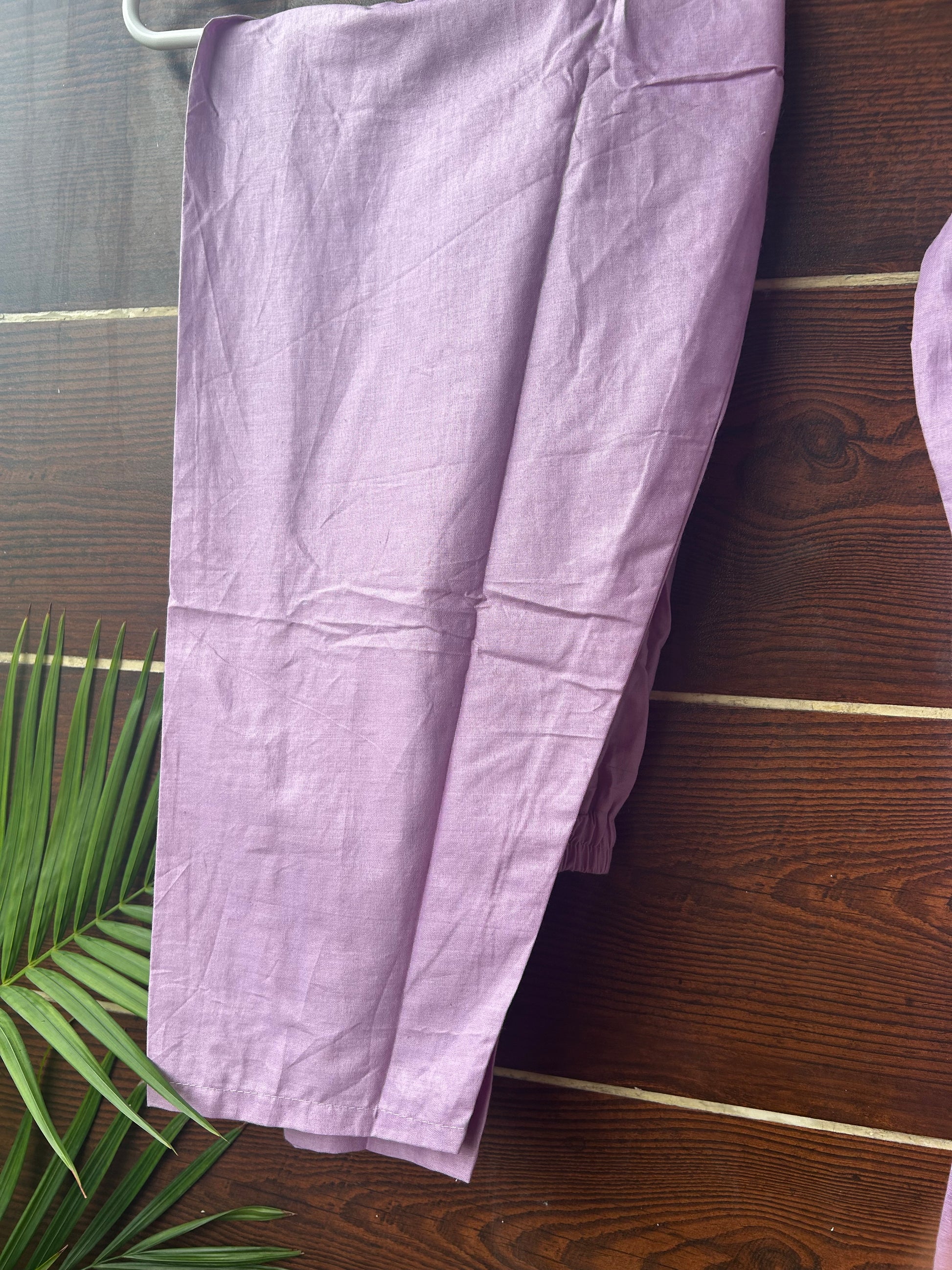 Three piece cotton kurta set
