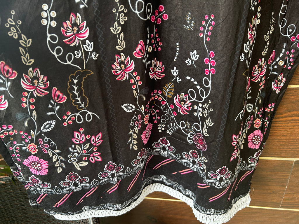 Three piece cotton Kurti set