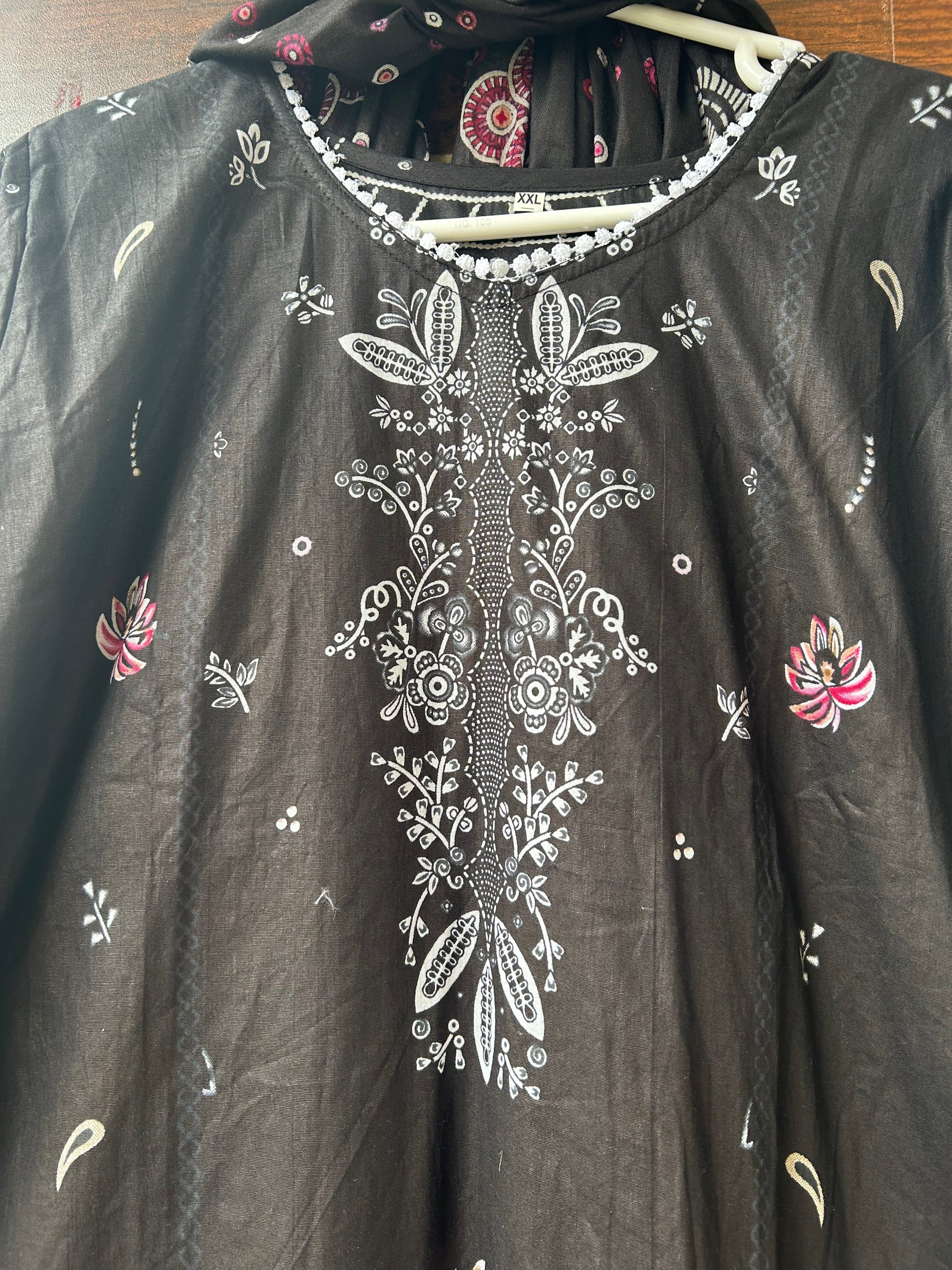 Three piece cotton Kurti set