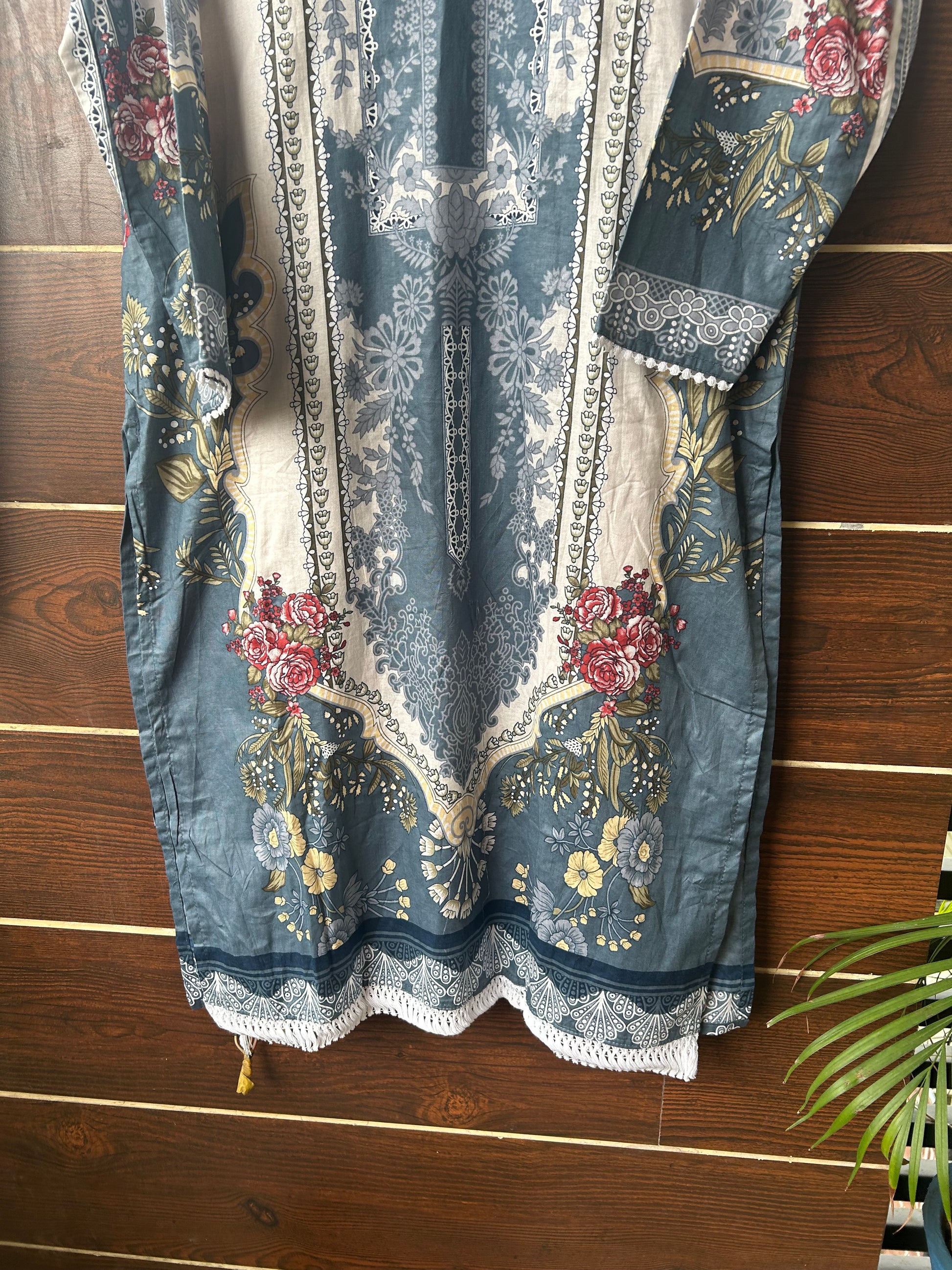 Three piece cotton kurta set