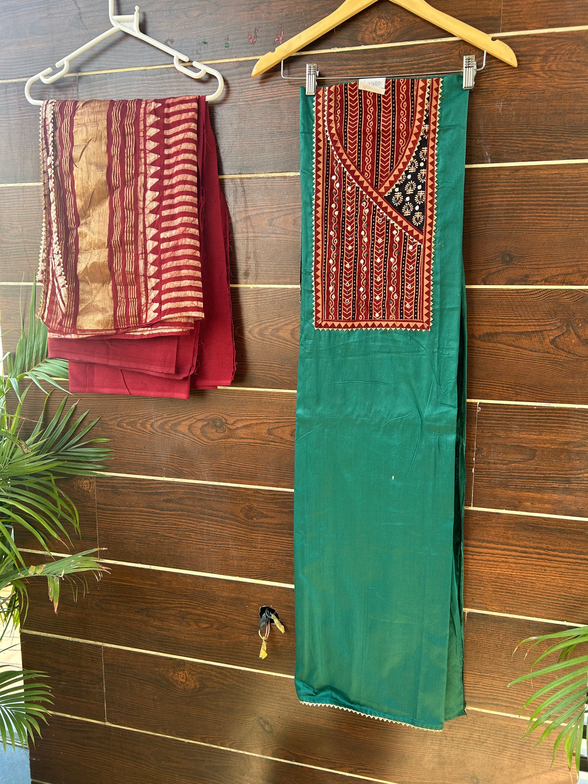 Unstitched three piece suit fabric