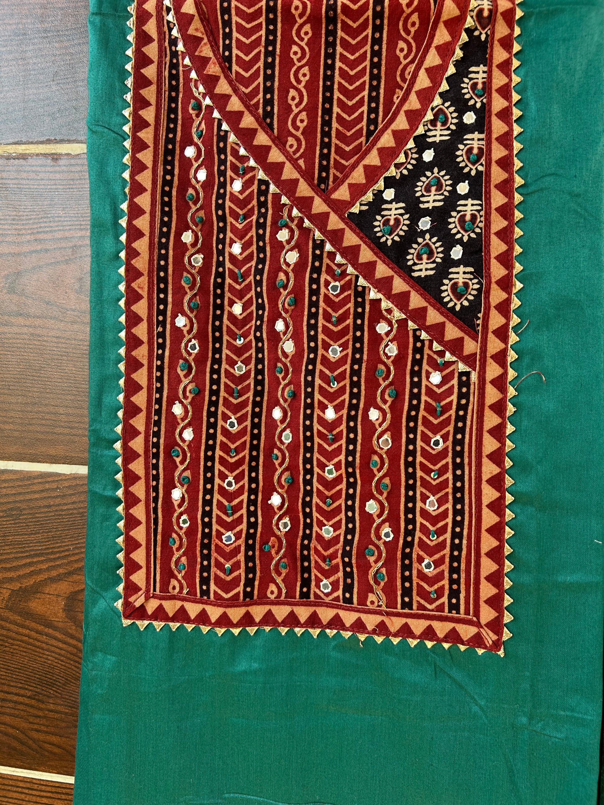 Unstitched three piece suit fabric