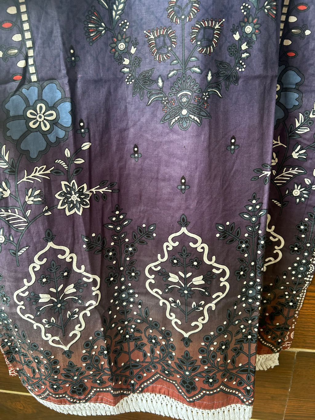 Three piece cotton kurta set