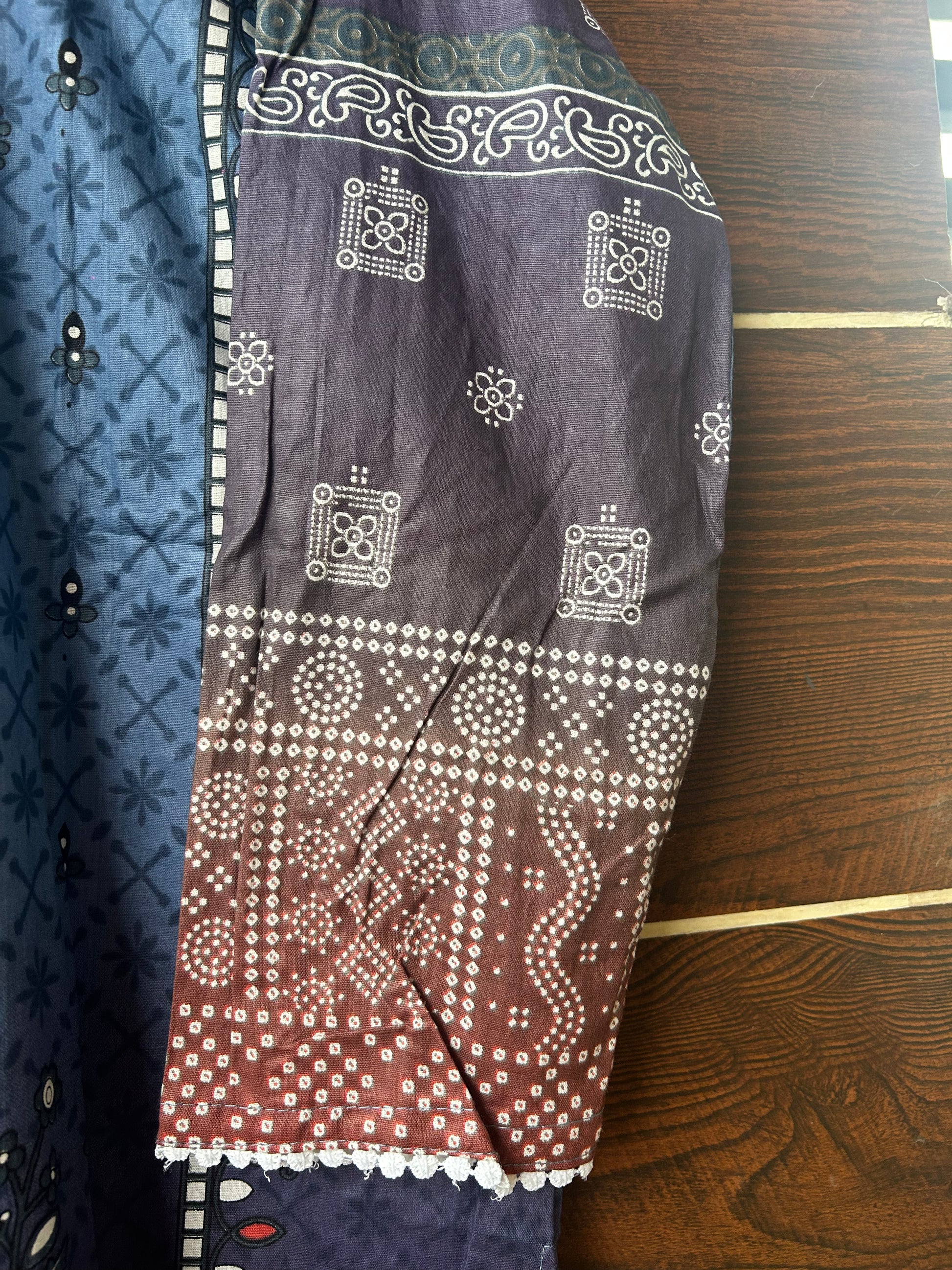 Three piece cotton kurta set