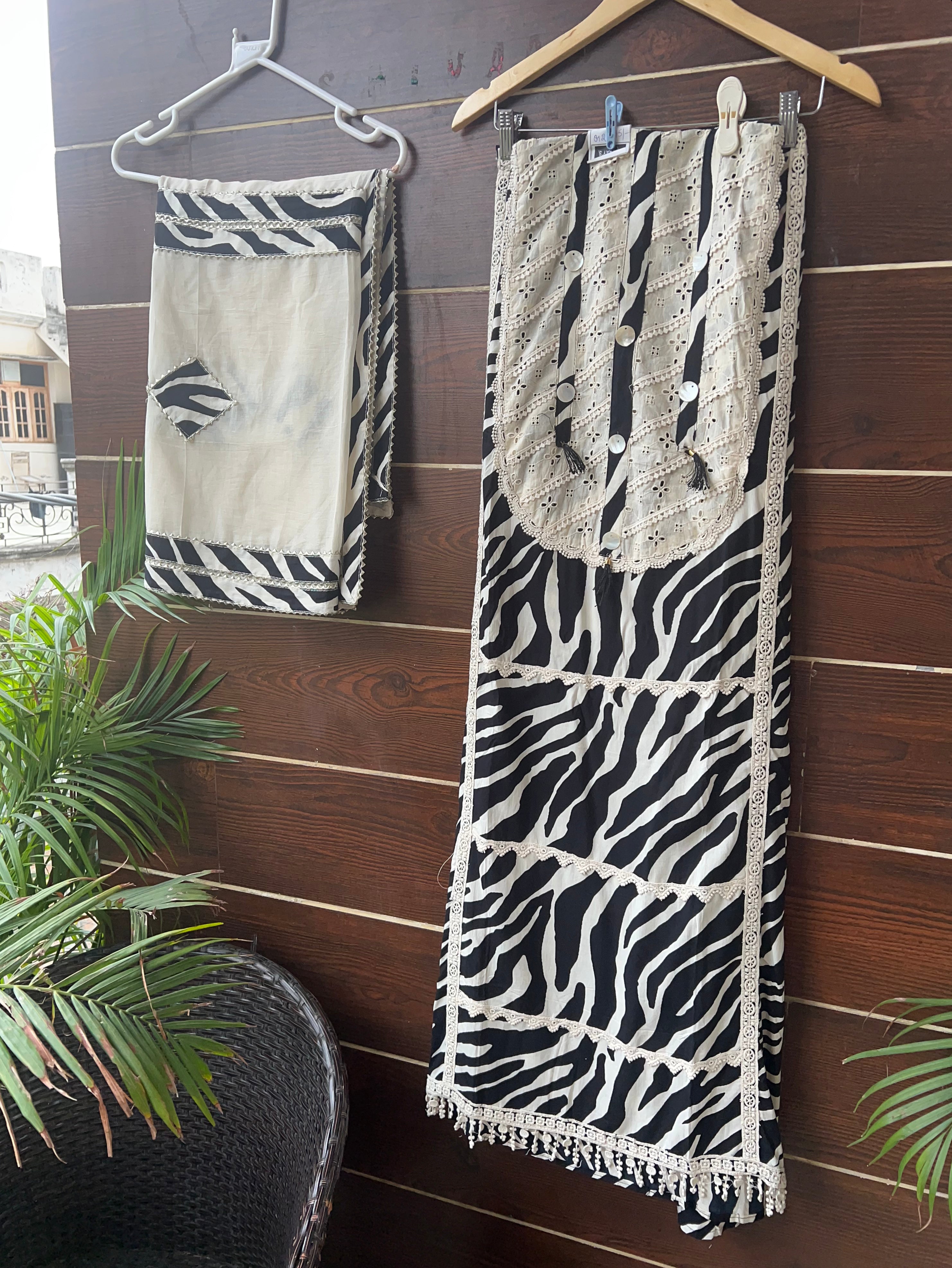 Unstitched three piece suit