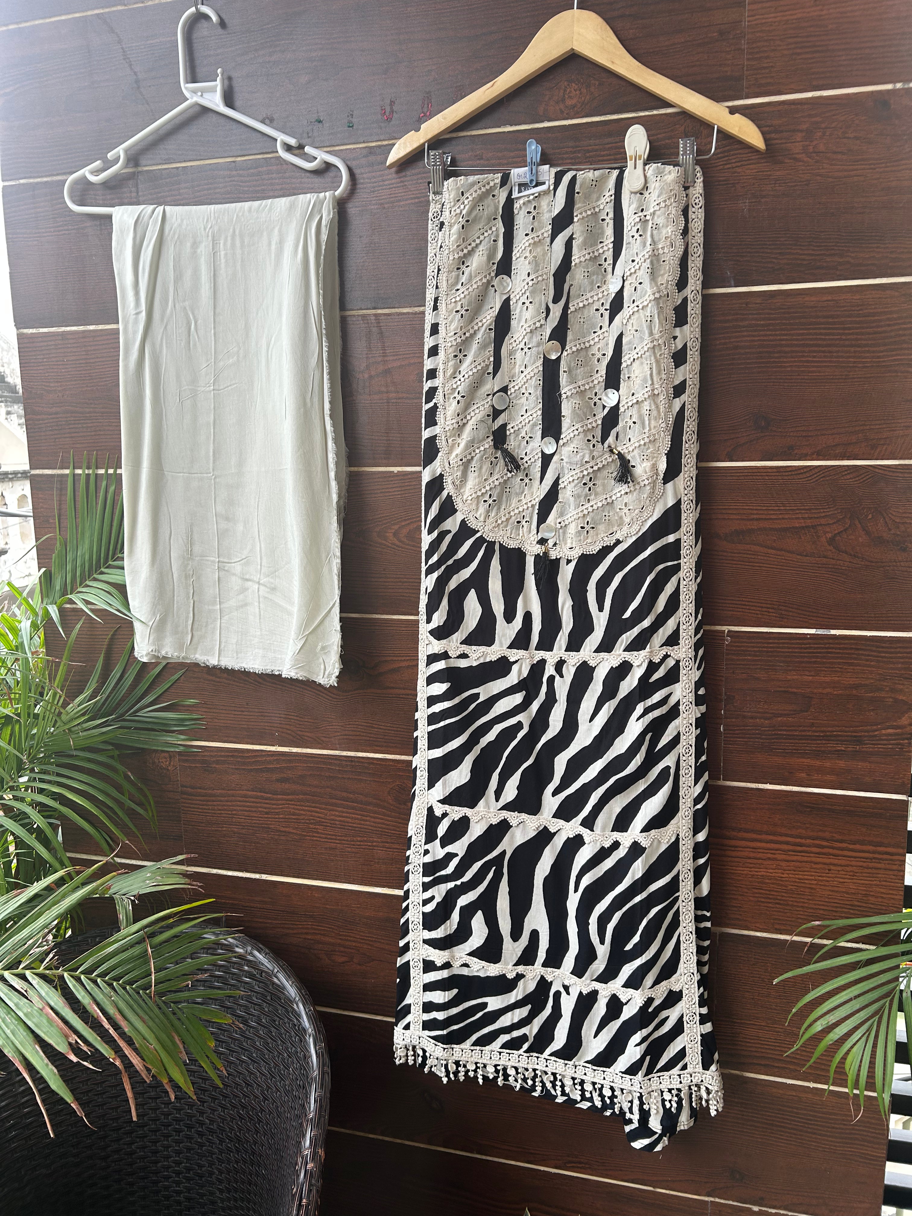 Unstitched three piece suit