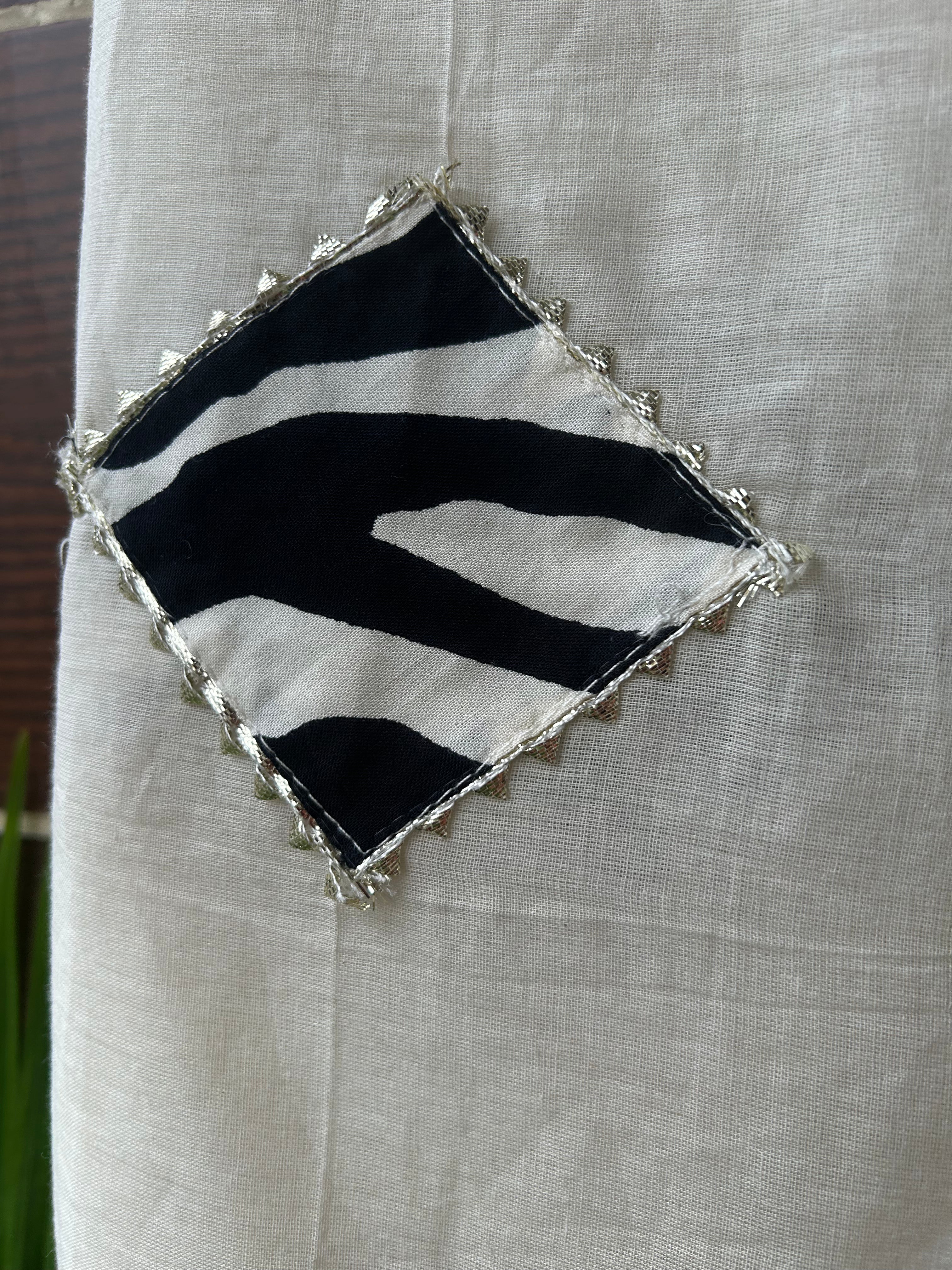 Unstitched three piece suit