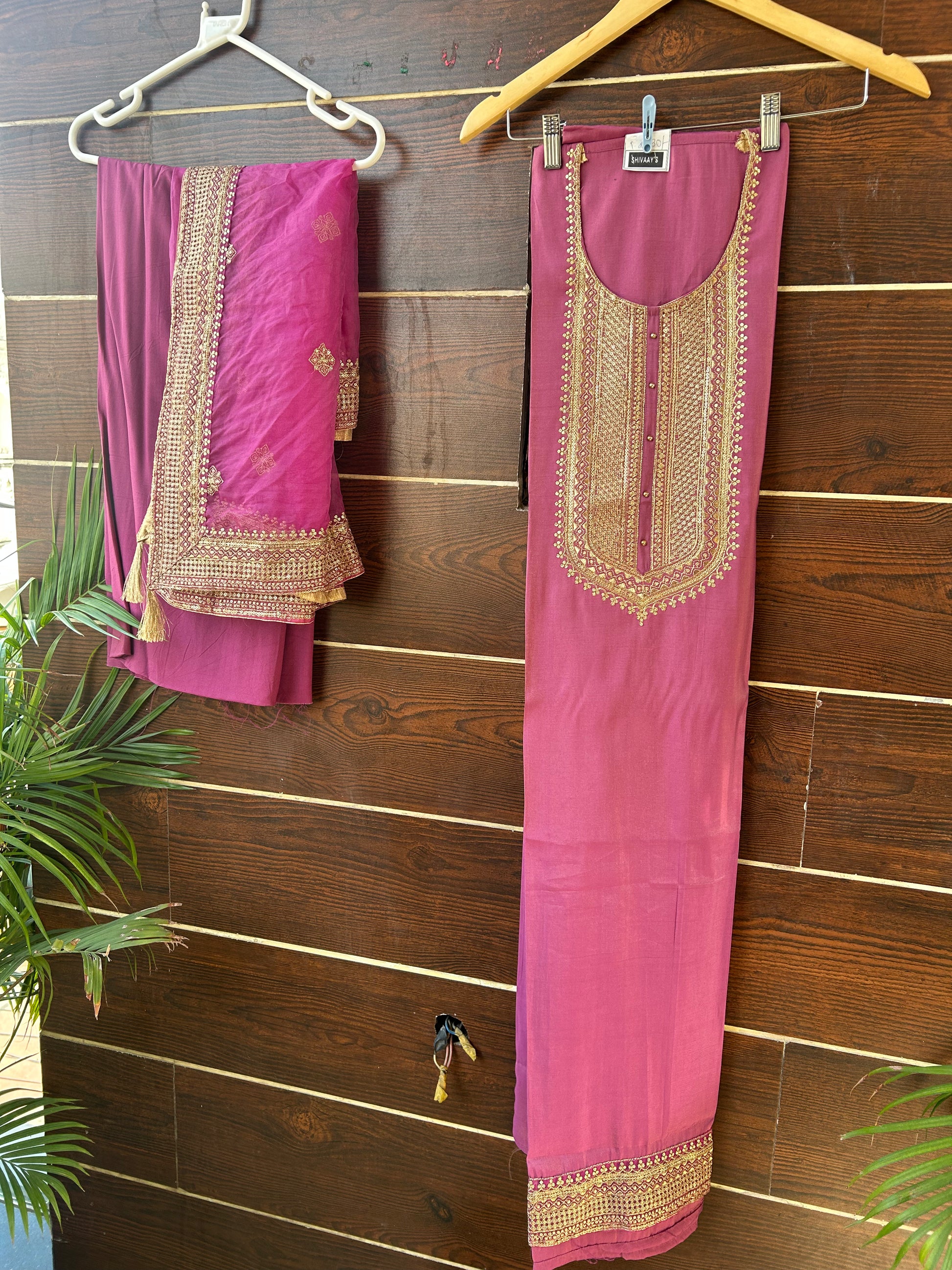 Unstitched three piece suit fabric