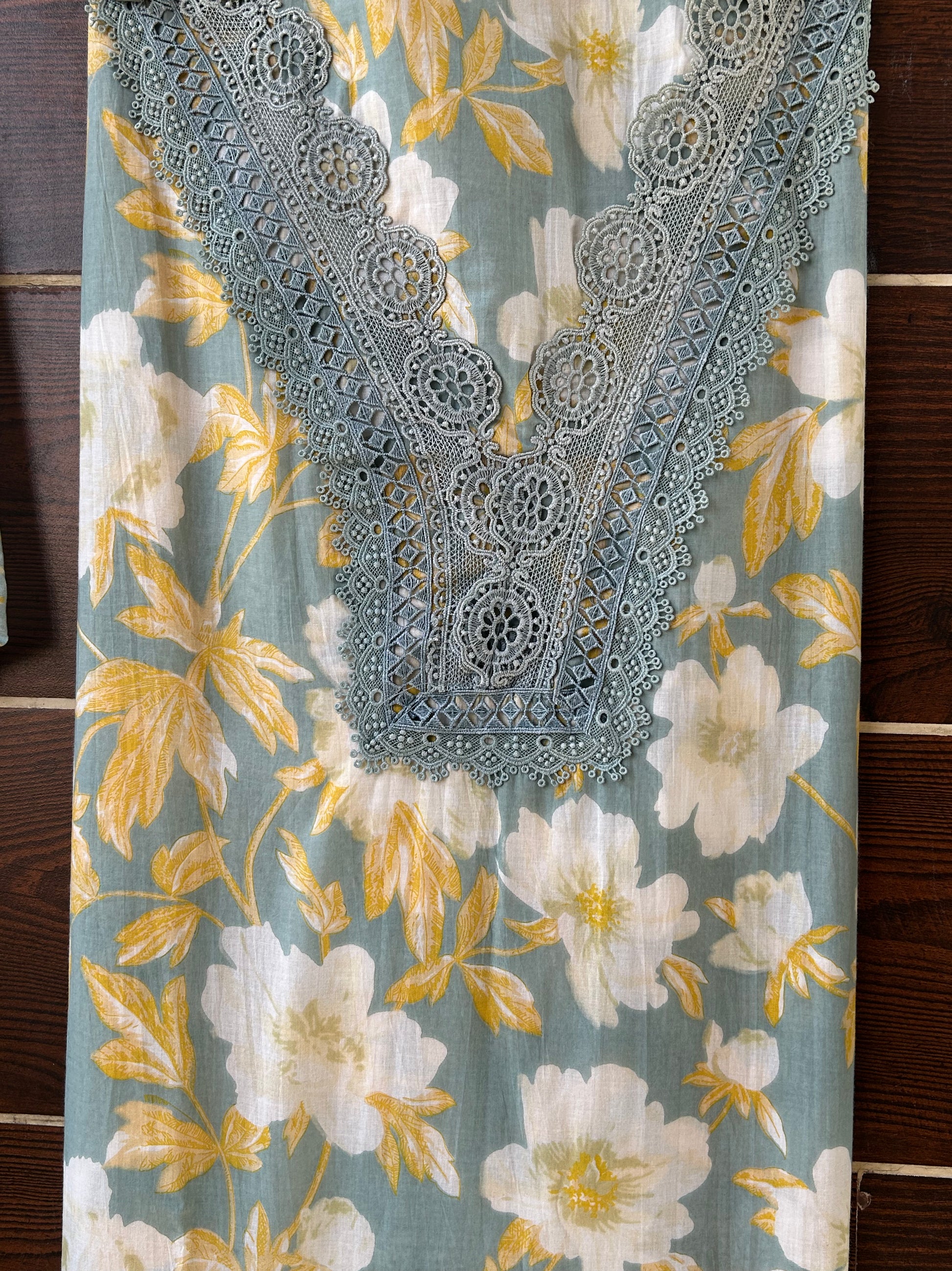 Unstitched three piece suit fabric