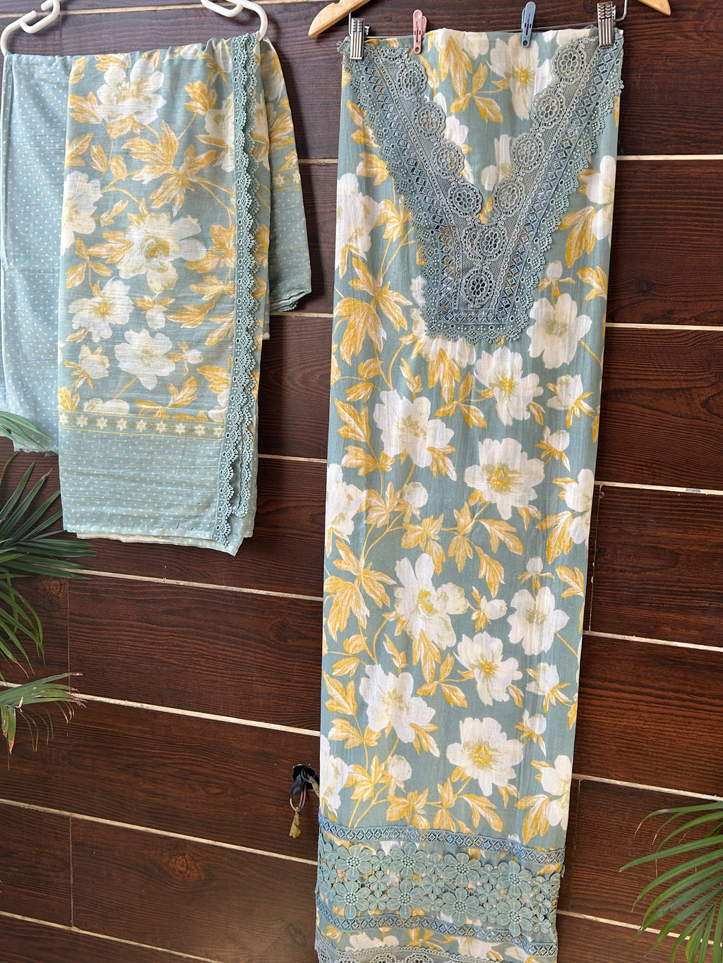 Unstitched three piece suit fabric