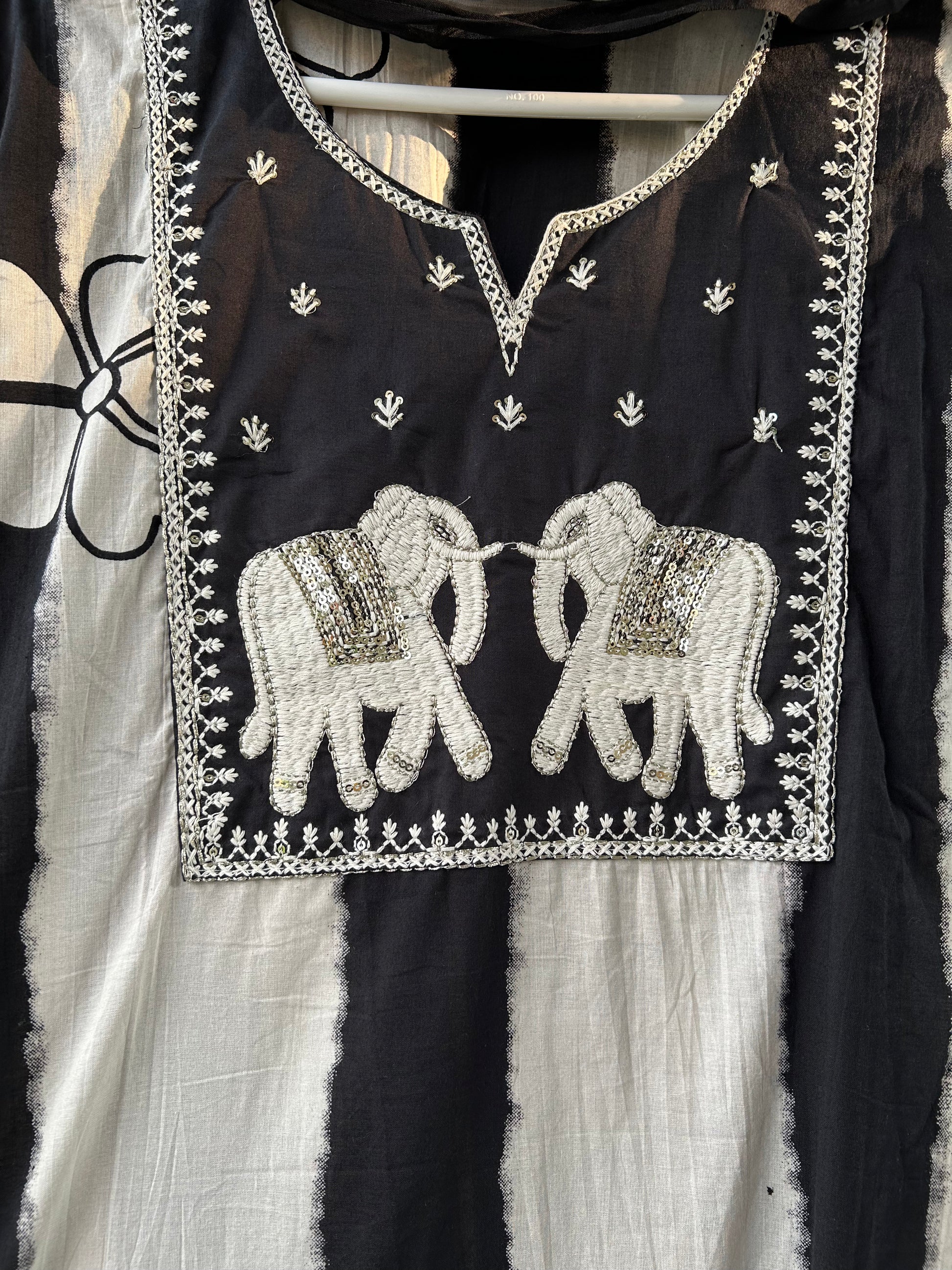 Pure cotton three piece kurta set